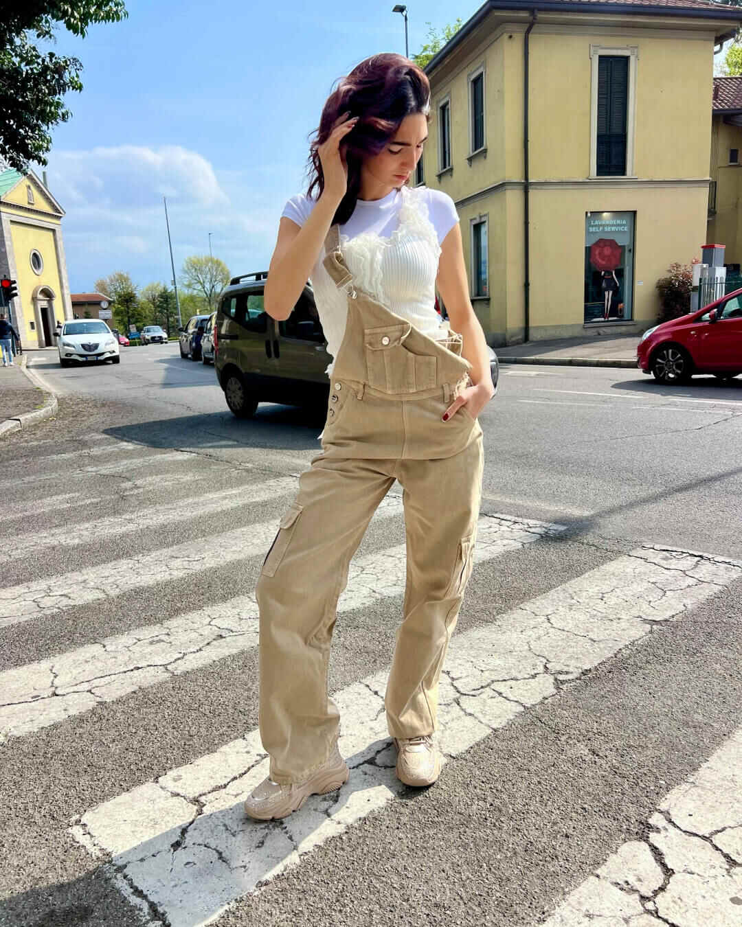 Hinnominate Salopette lunga denim safari - immagine 5