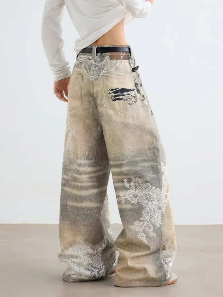Baggy Jeans stampato - immagine 3