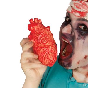 Decoro splatter Cuore insanguinato cm.17