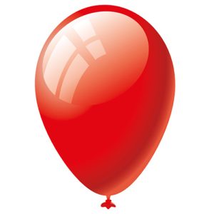 Palloncini colore rosso conf. 100 pz.
